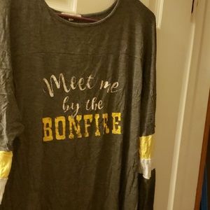 Long sleeve baseball tee